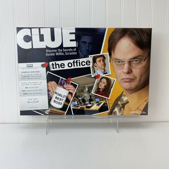 Clue: THE OFFICE Edition Board Game 2009- Dunder Mifflin, Scranton 100% COMPLETE - Picture 1 of 8